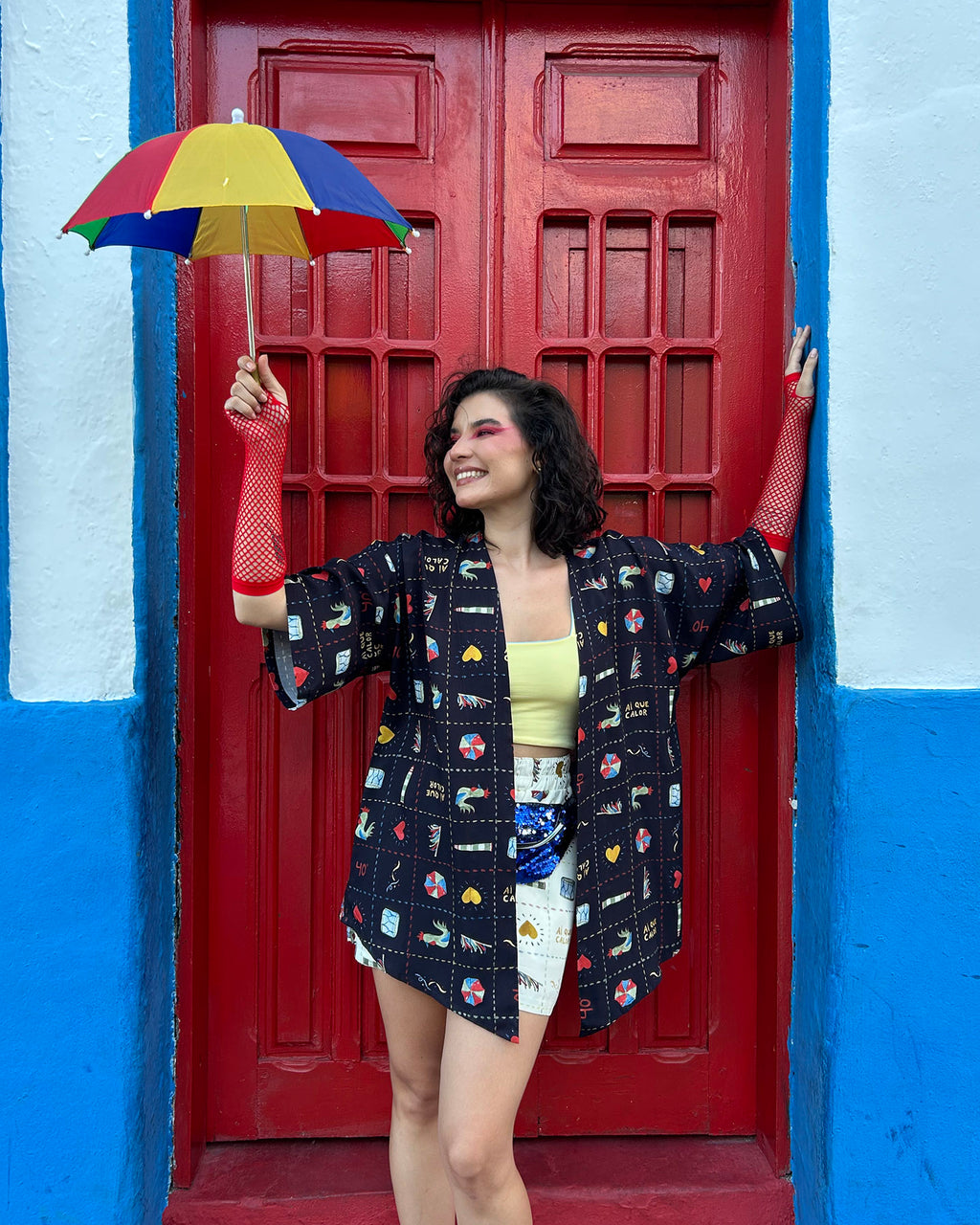 Kimono Só Aqui Preto