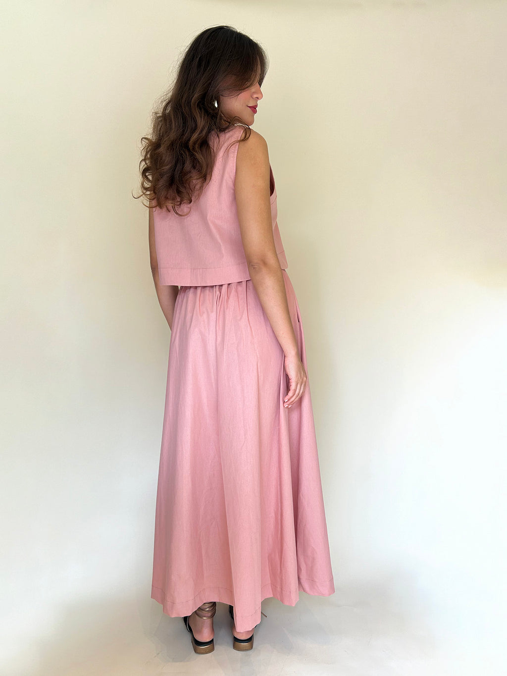 Saia Ampla Rosa Goiaba