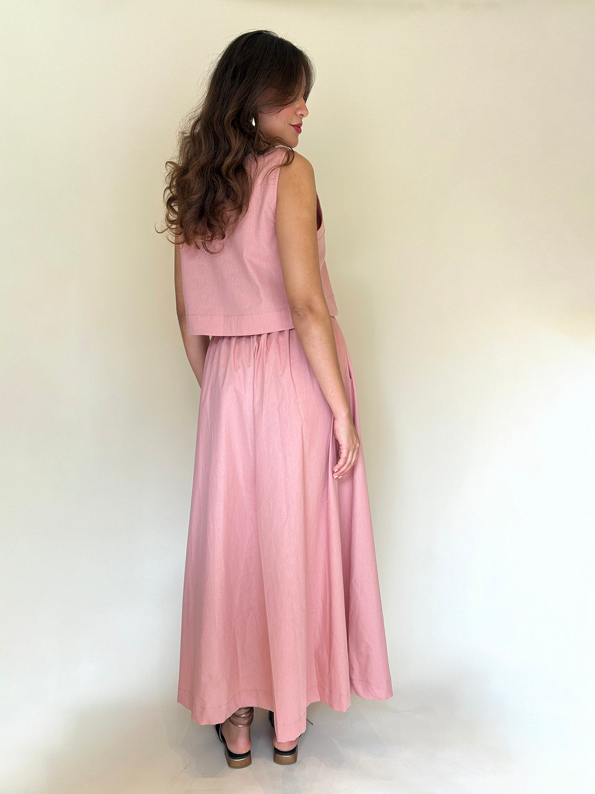 Saia Ampla Rosa Goiaba
