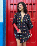 Kimono Só Aqui Preto