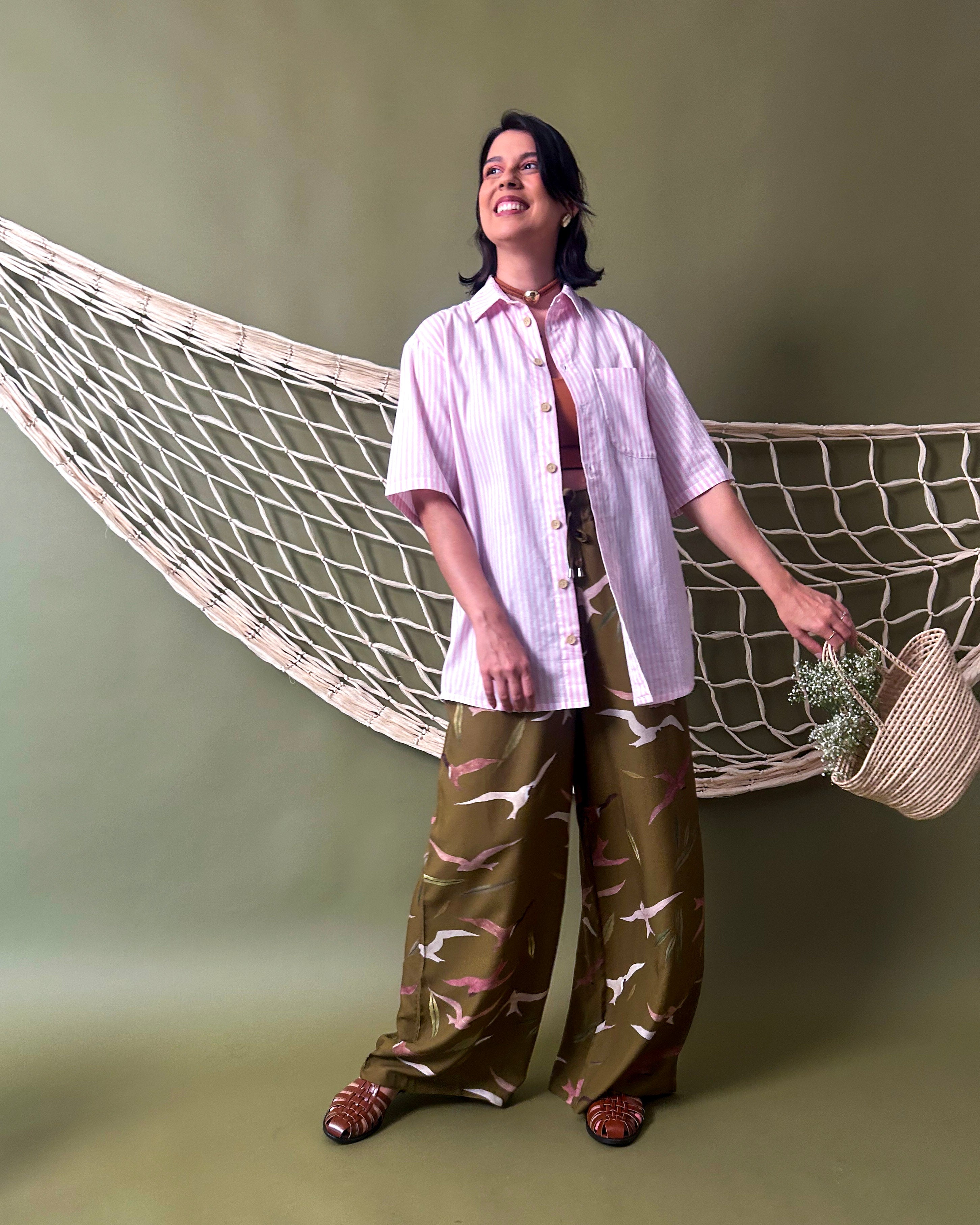 Pantalona Revoada Oliva