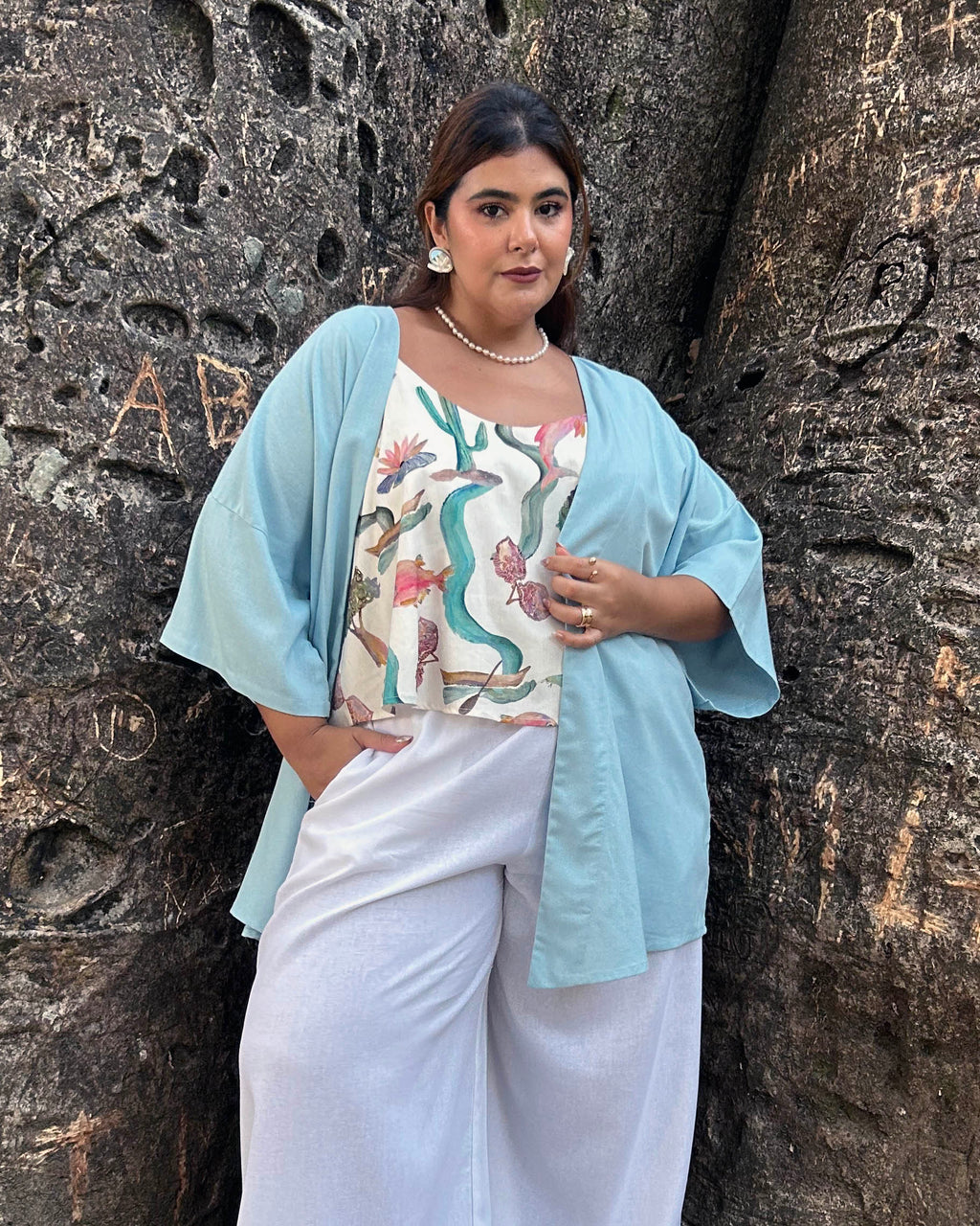Kimono Azul Celeste