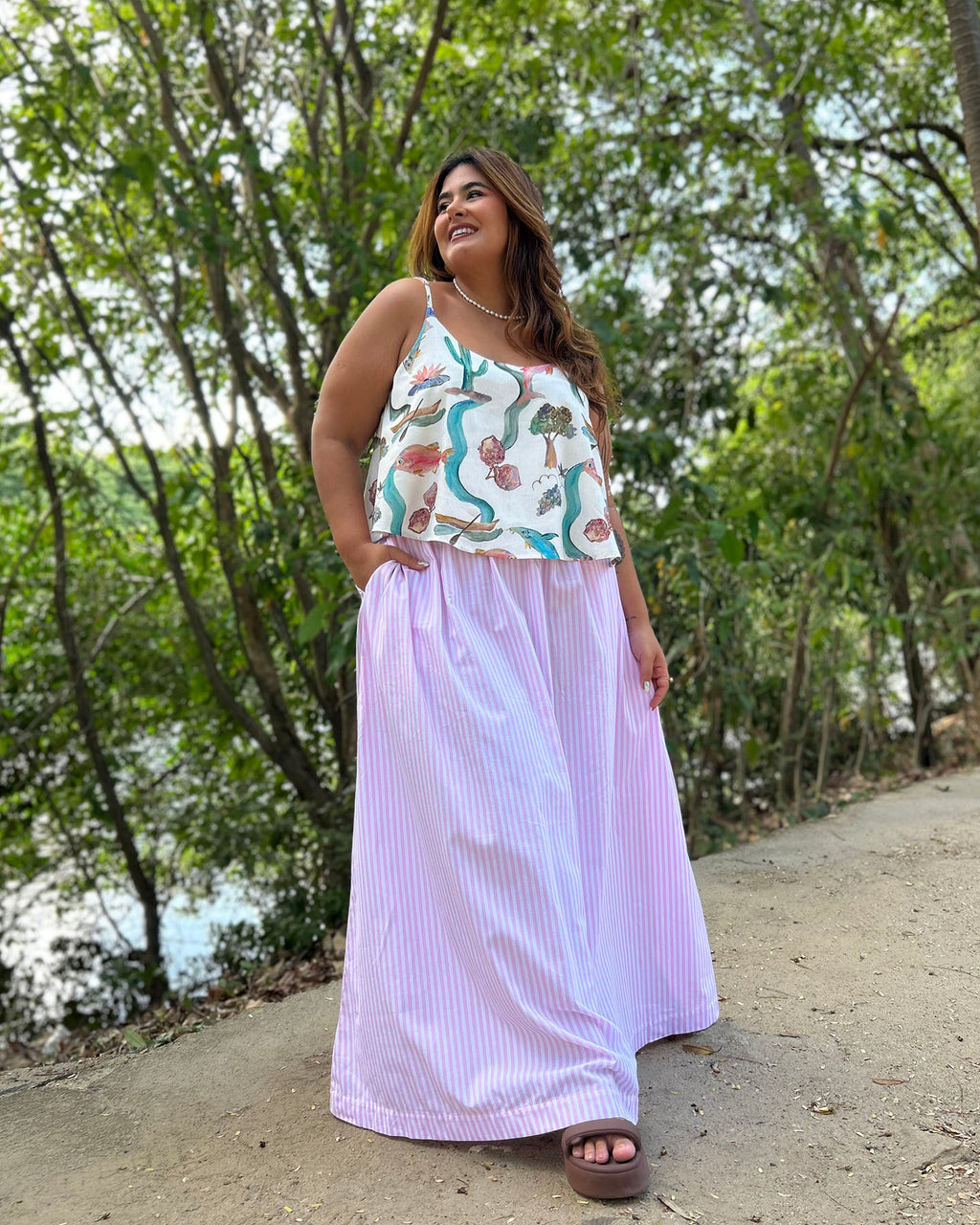 Blusa Alcinha Belezas do Rio - Off White