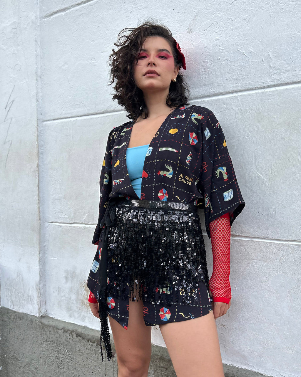 Kimono Só Aqui Preto