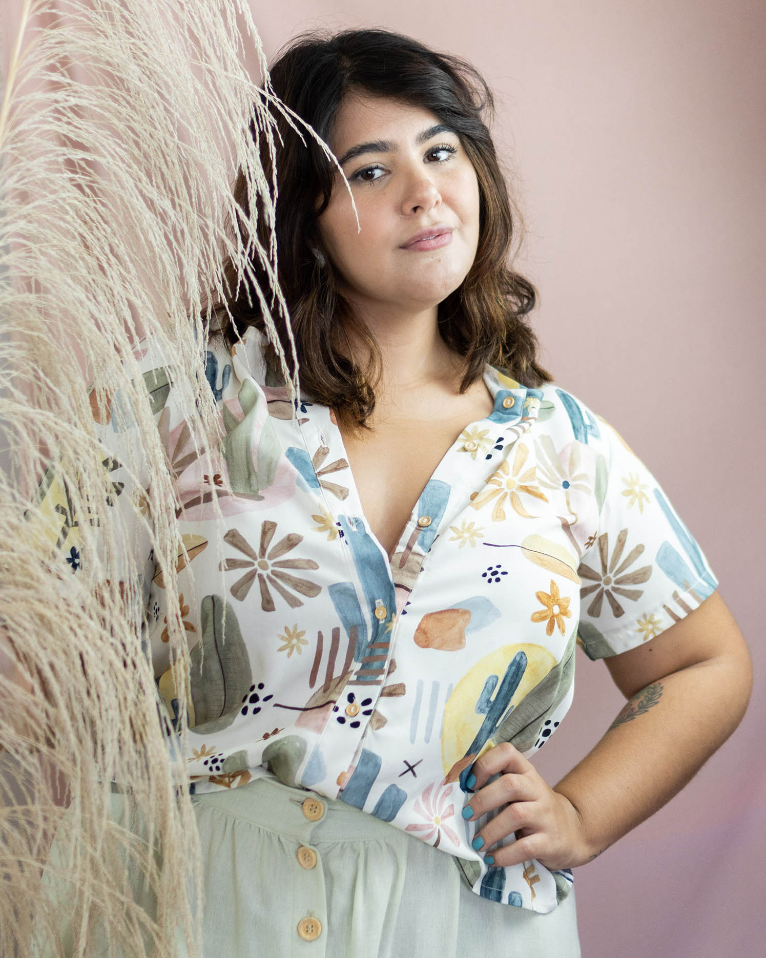 Blusa de Botão Terramor