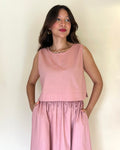 Regata Cropped Rosa Goiaba