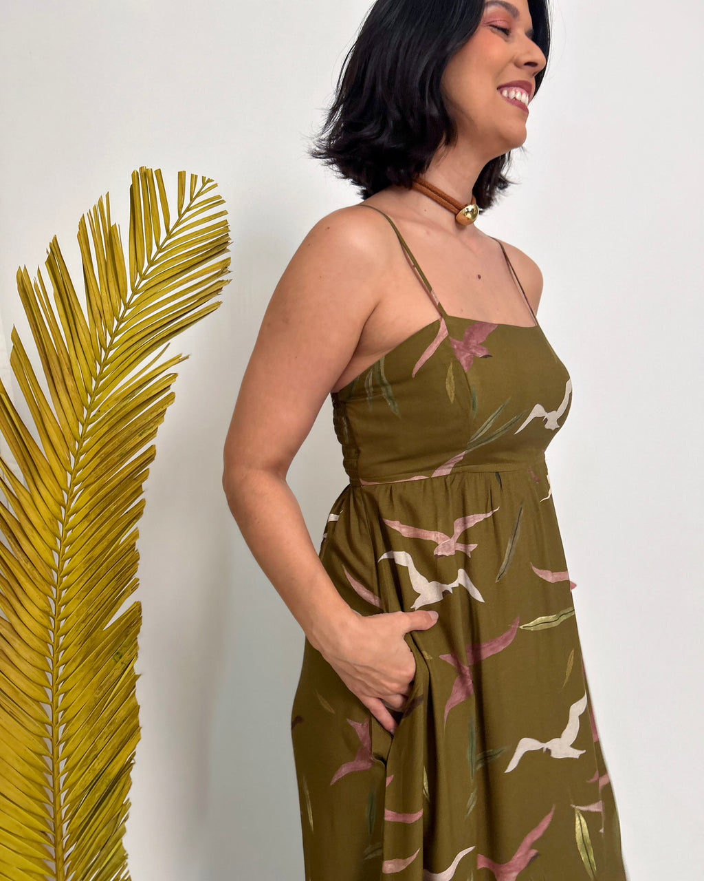 Vestido Verão Revoada Oliva