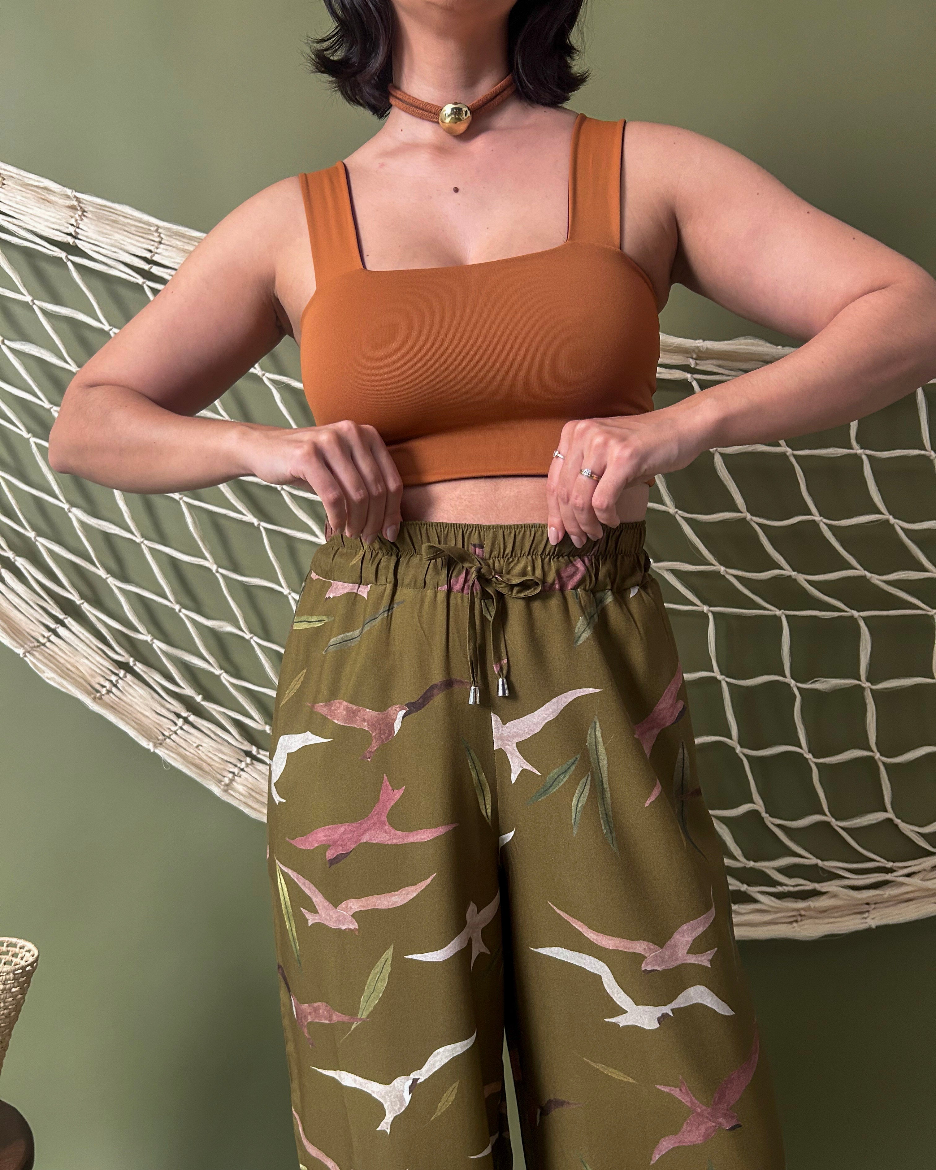 Pantalona Revoada Oliva