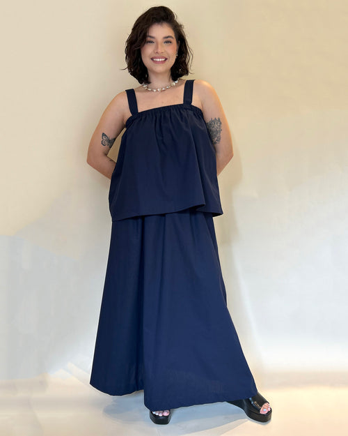 Blusa Brisa Azul Marinho