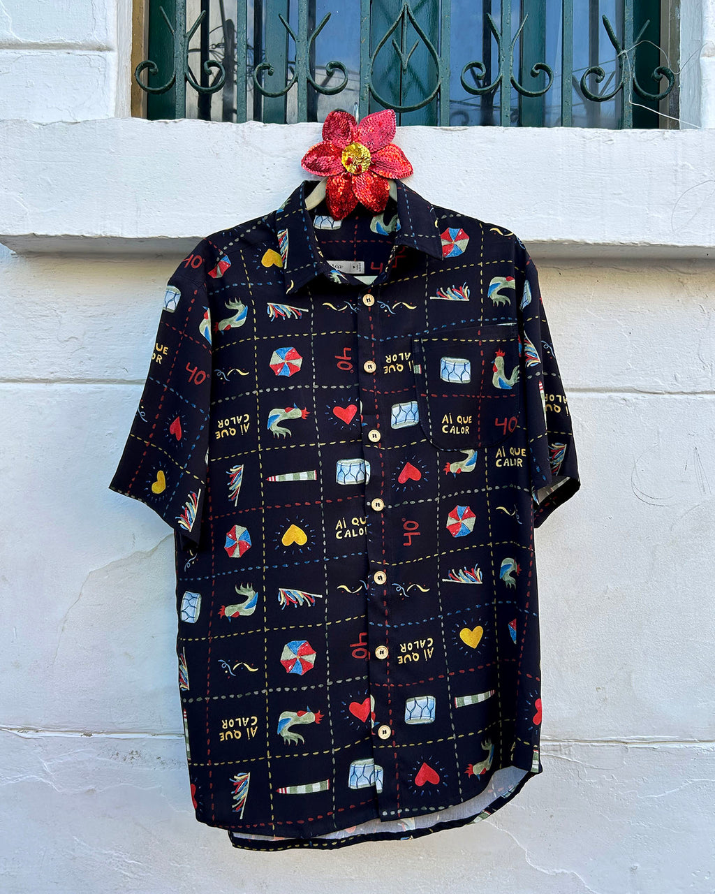 Camisa Só Aqui Preta | Unissex