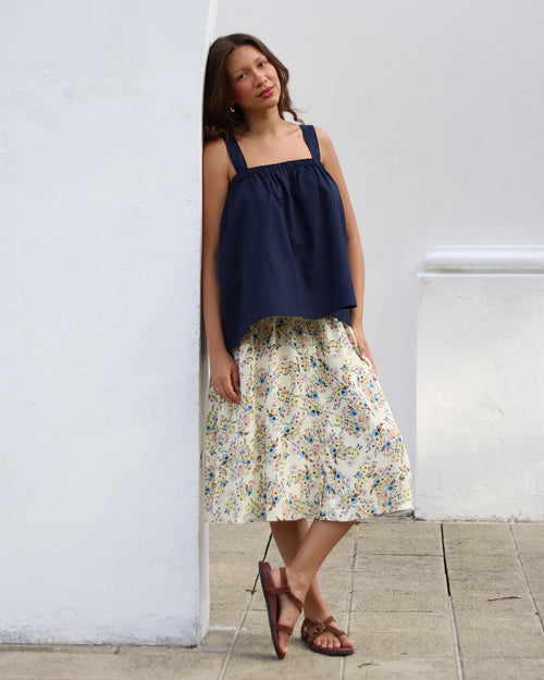 Blusa Brisa Azul Marinho