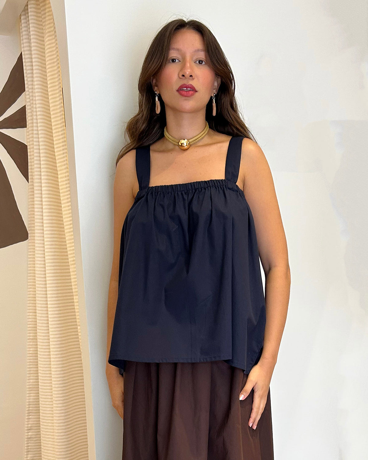 Blusa Brisa Azul Marinho