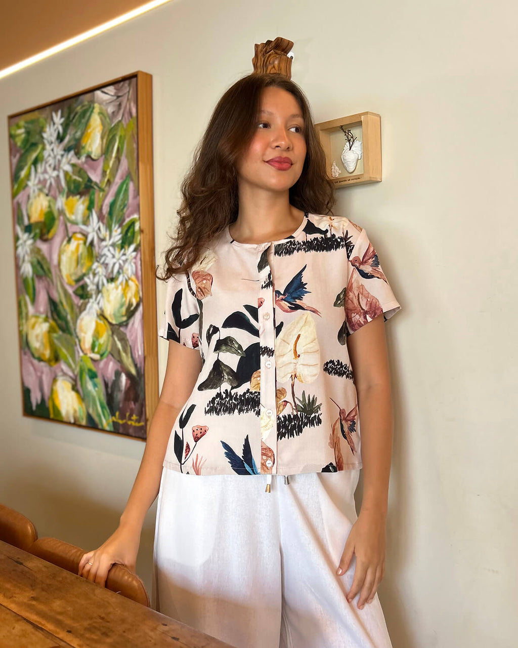 Blusa de Botão Semear