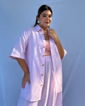 Camisa Listras Rosa