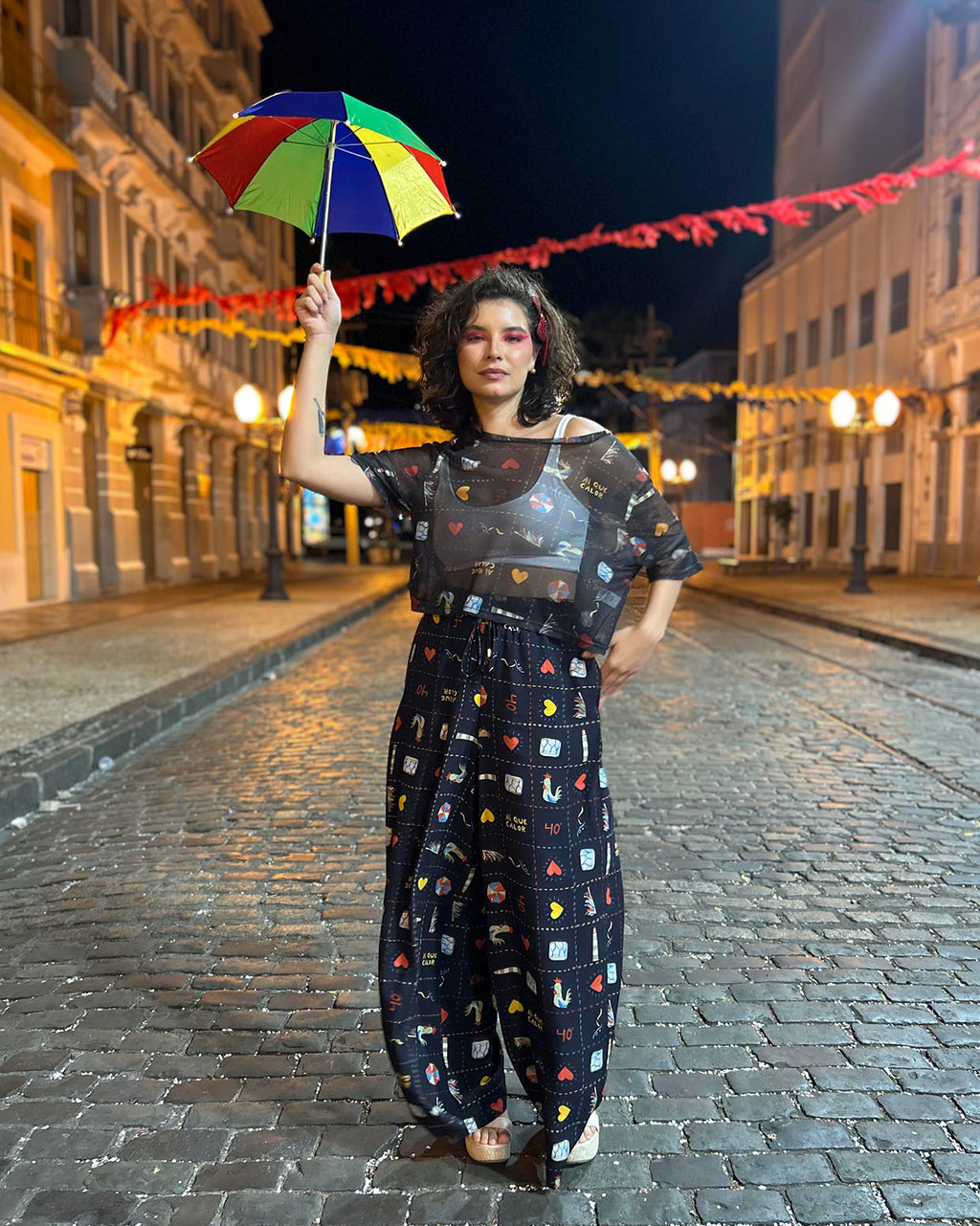 Pantalona Só Aqui Preta