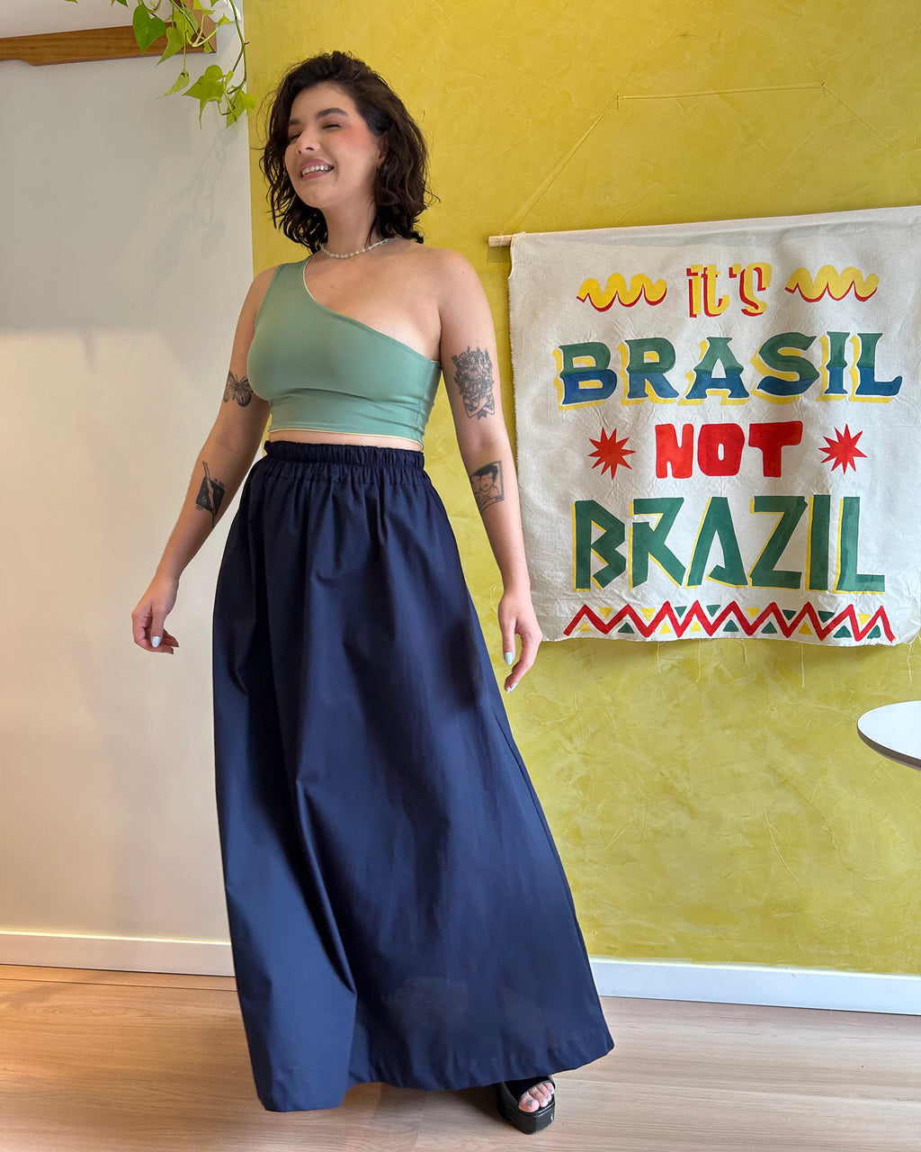 Top Ombro Só Brasil na Copa