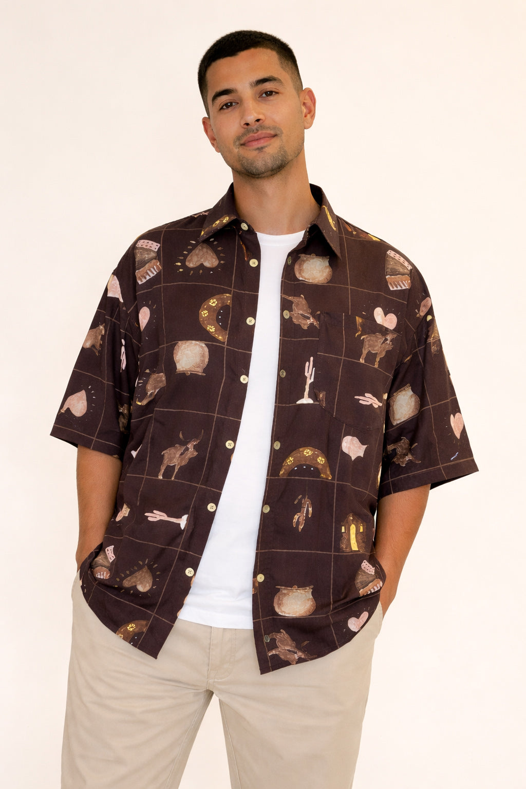 Camisa Arte da Terra Marrom