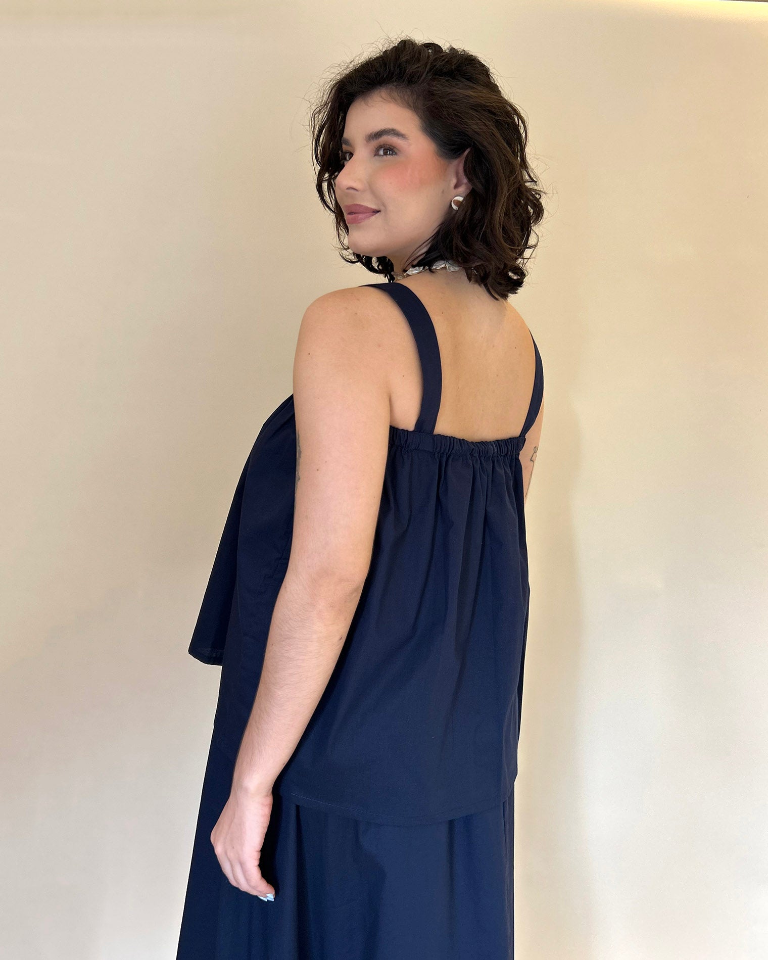 Blusa Brisa Azul Marinho