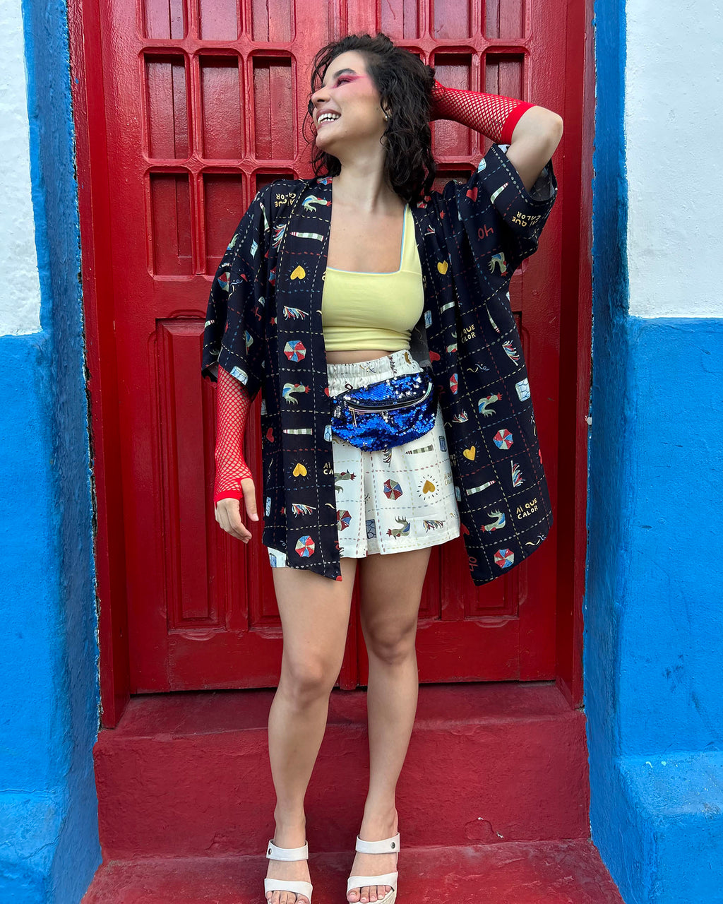 Kimono Só Aqui Preto